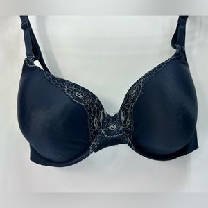 Warner's No Side Effects Bra “Midnight Blue” size 34D